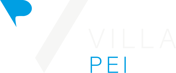 logo blanc villa PEI
